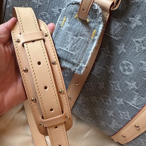 Louis Vuitton Keepall Bandouliere 45 Monogram Denim Cloudy Gray - Picture 16 of 16